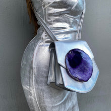 Cargar imagen en el visor de la galería, BOLSO GEODA PLATA