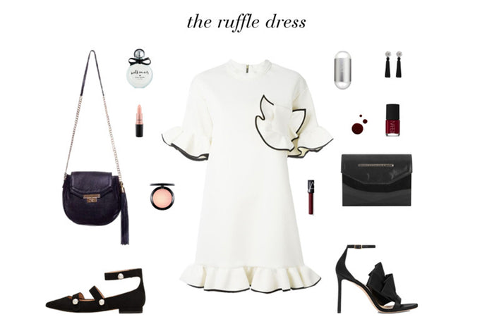 The ruffle dress