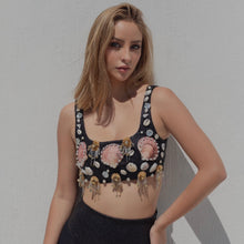 Cargar imagen en el visor de la galería, TOP SIRENA NEGRO
