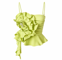 Cargar imagen en el visor de la galería, TOP DE ROSA DALIA VERDE
