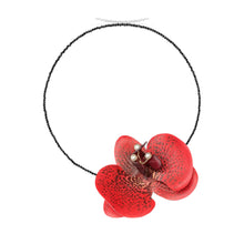 Cargar imagen en el visor de la galería, COLLAR ORQUÍDEA ROJO
